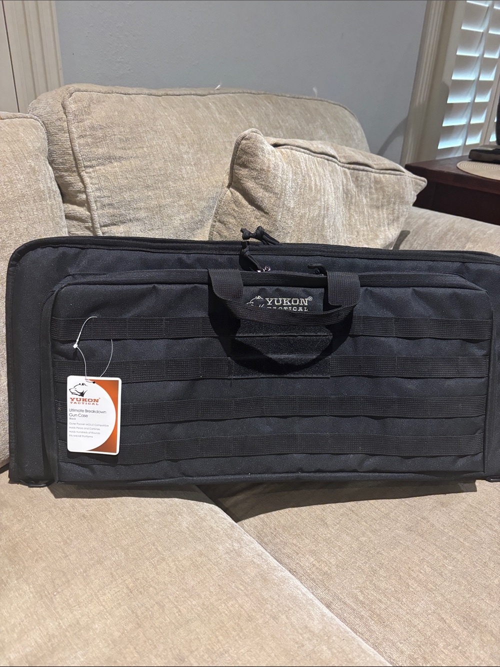 Yukon Tactical Black Padded Carry Bag for Travel